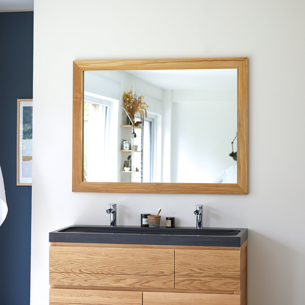 Tona - Miroir en teck 120x90 cm Tona - Miroir en teck 120x90 cm