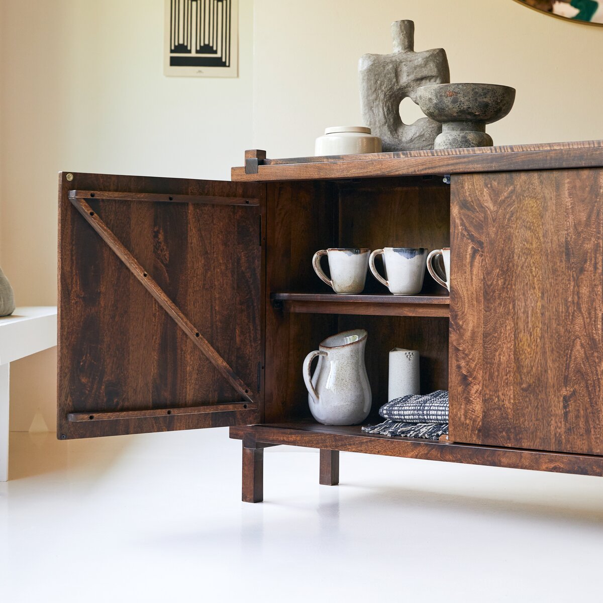 Aparador de mango 164 cm - Muebles de almacenaje para el comedor - Tikamoon