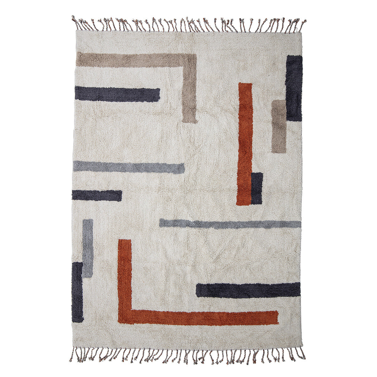 Jue - Teppich aus Baumwolle 140x200 cm