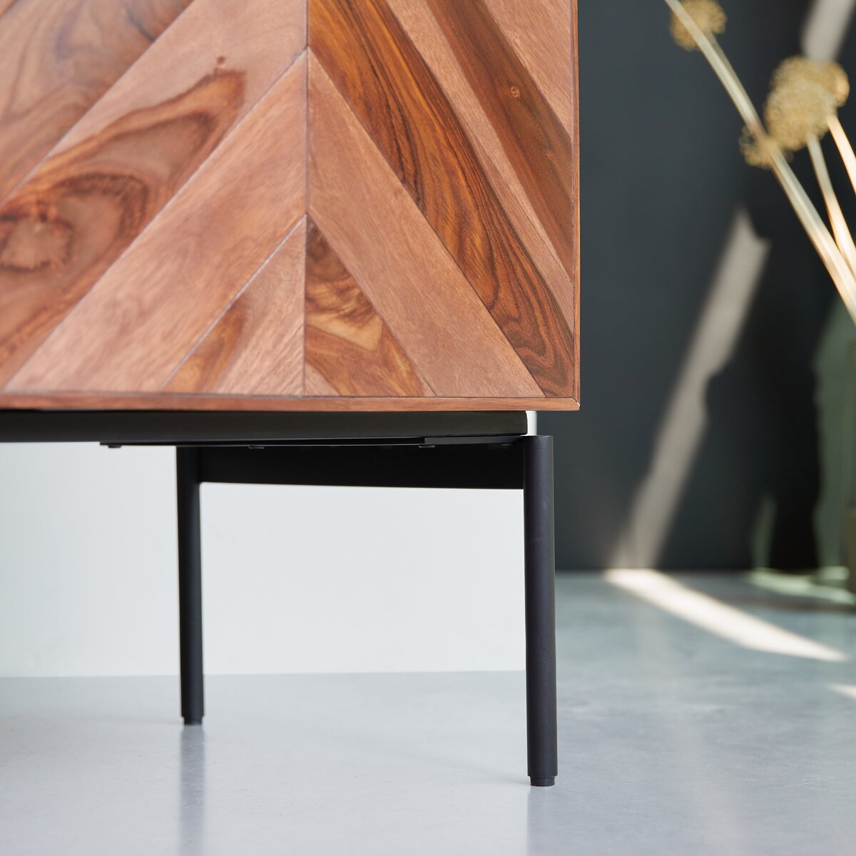 Ismaël - Mueble bajo lavabo en palisandro 155 cm Ismaël - Mueble bajo lavabo en palisandro 155 cm