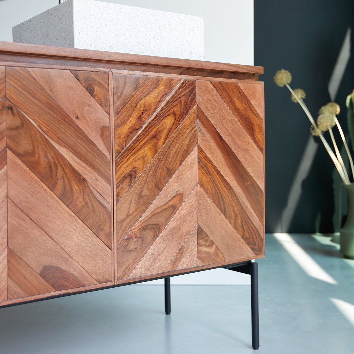 Ismaël - Sheesham vanity unit 155 cm Ismaël - Sheesham vanity unit 155 cm