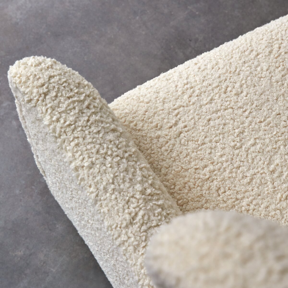Sherpa - Fauteuil en chêne massif et tissu Sherpa - Fauteuil en chêne massif et tissu