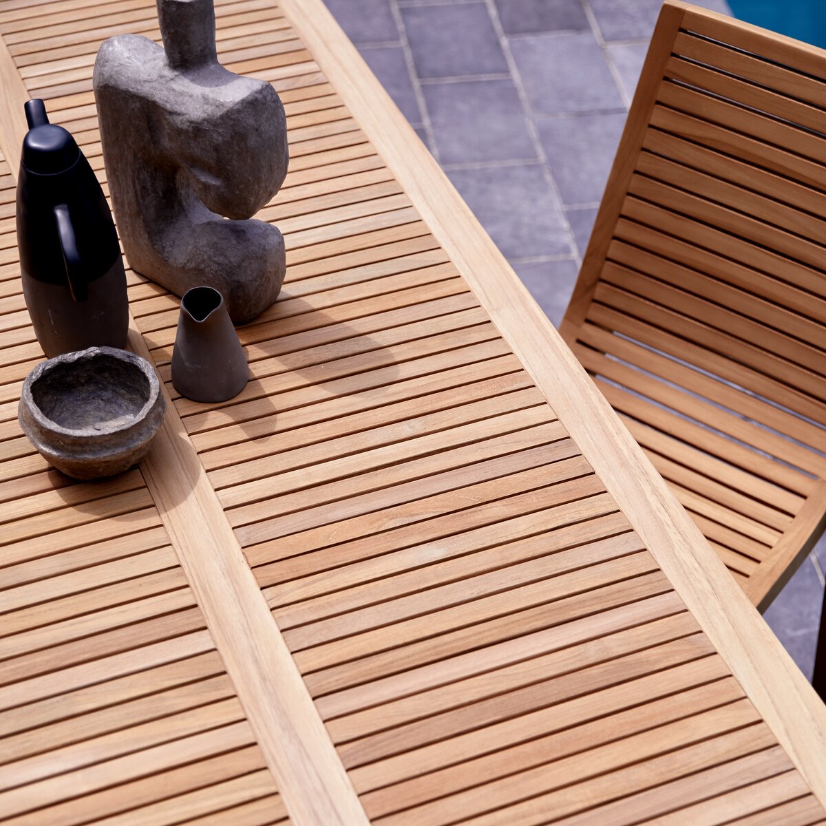 Teo - Set da giardino in teak massello 4 sedie Teo - Set da giardino in teak massello 4 sedie