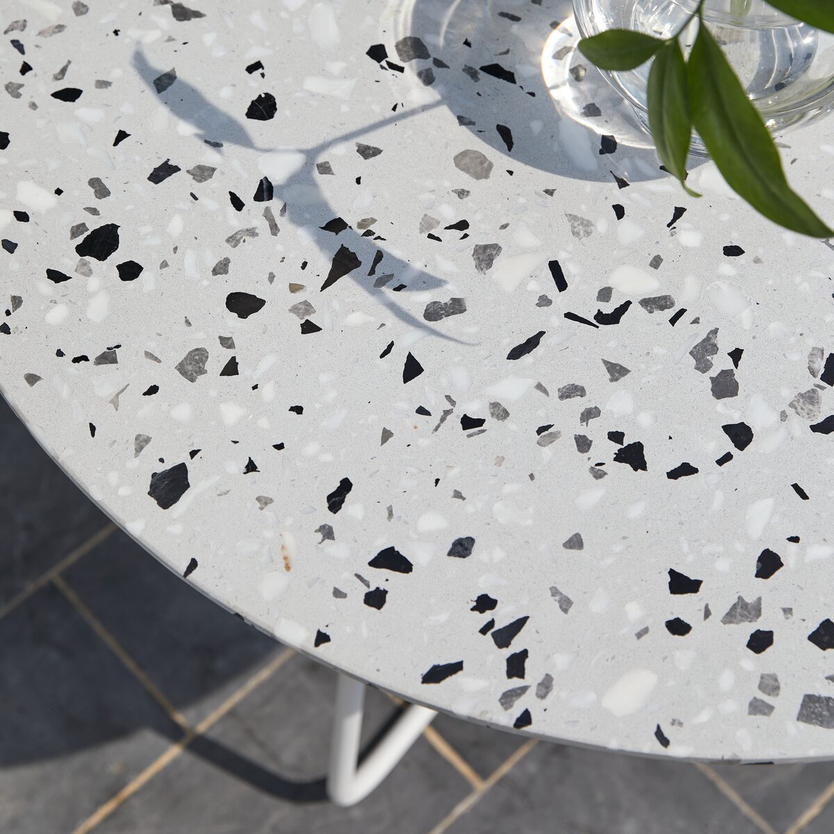 Tavolo da giardino in terrazzo premium white 90 cm - Arredamento da giardino  - Tikamoon