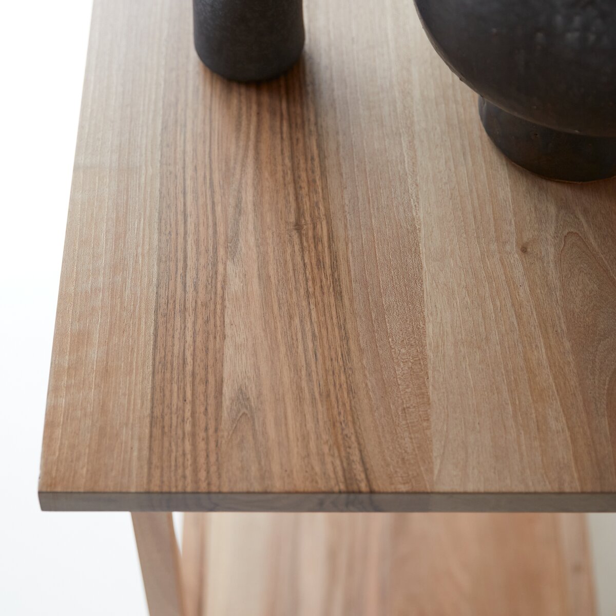 Clovis - Konsole aus französischem Nussbaum massiv mit 1 Schublade Clovis - Konsole aus französischem Nussbaum massiv mit 1 Schublade