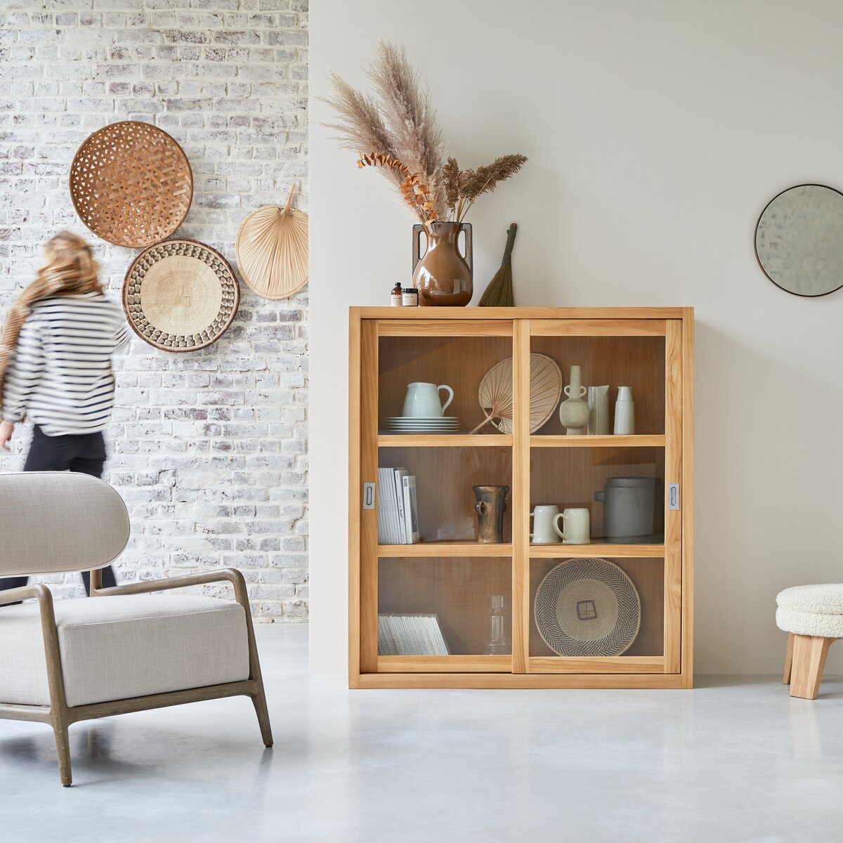 Scandi style 2024 display cabinet