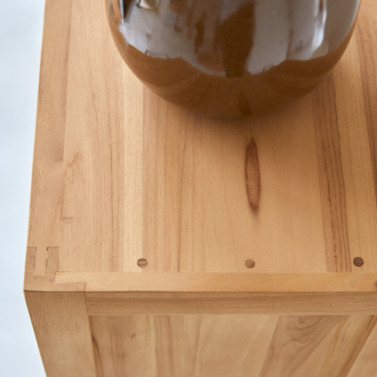 Coffee Tek - Vitrine en teck massif 120 cm Coffee Tek - Vitrine en teck massif 120 cm