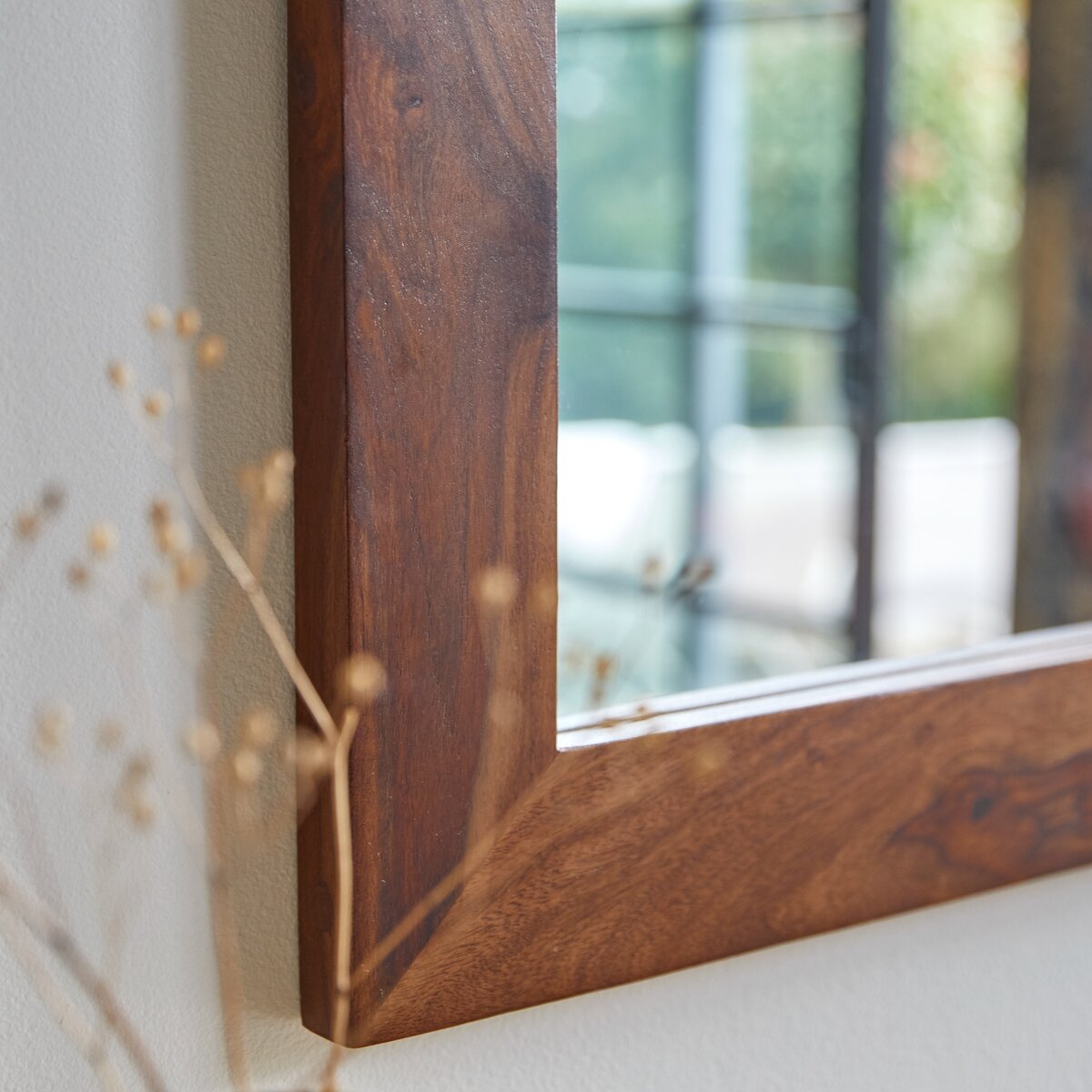 Kwarto - Miroir déco en palissandre massif 70x50 cm Kwarto - Miroir déco en palissandre massif 70x50 cm