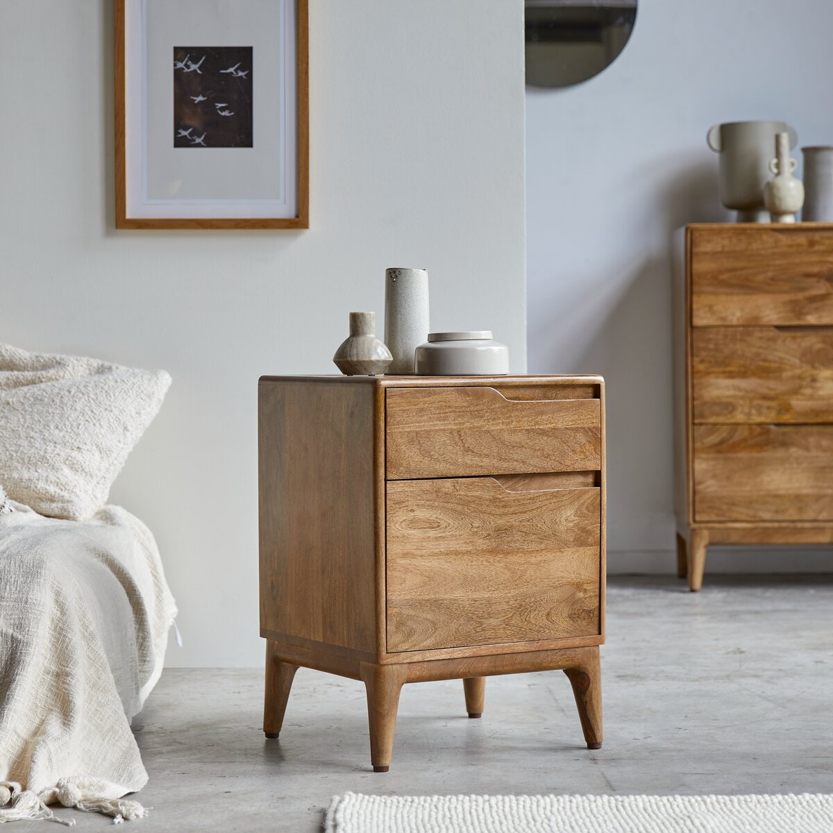 Cierre Imbottiti Moon Comodino Bedside Table