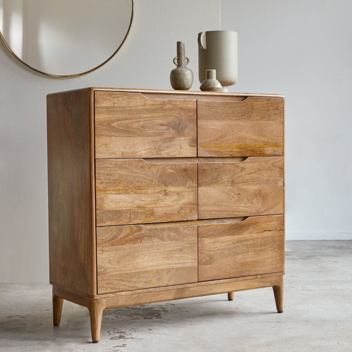 Mango wood deals dresser