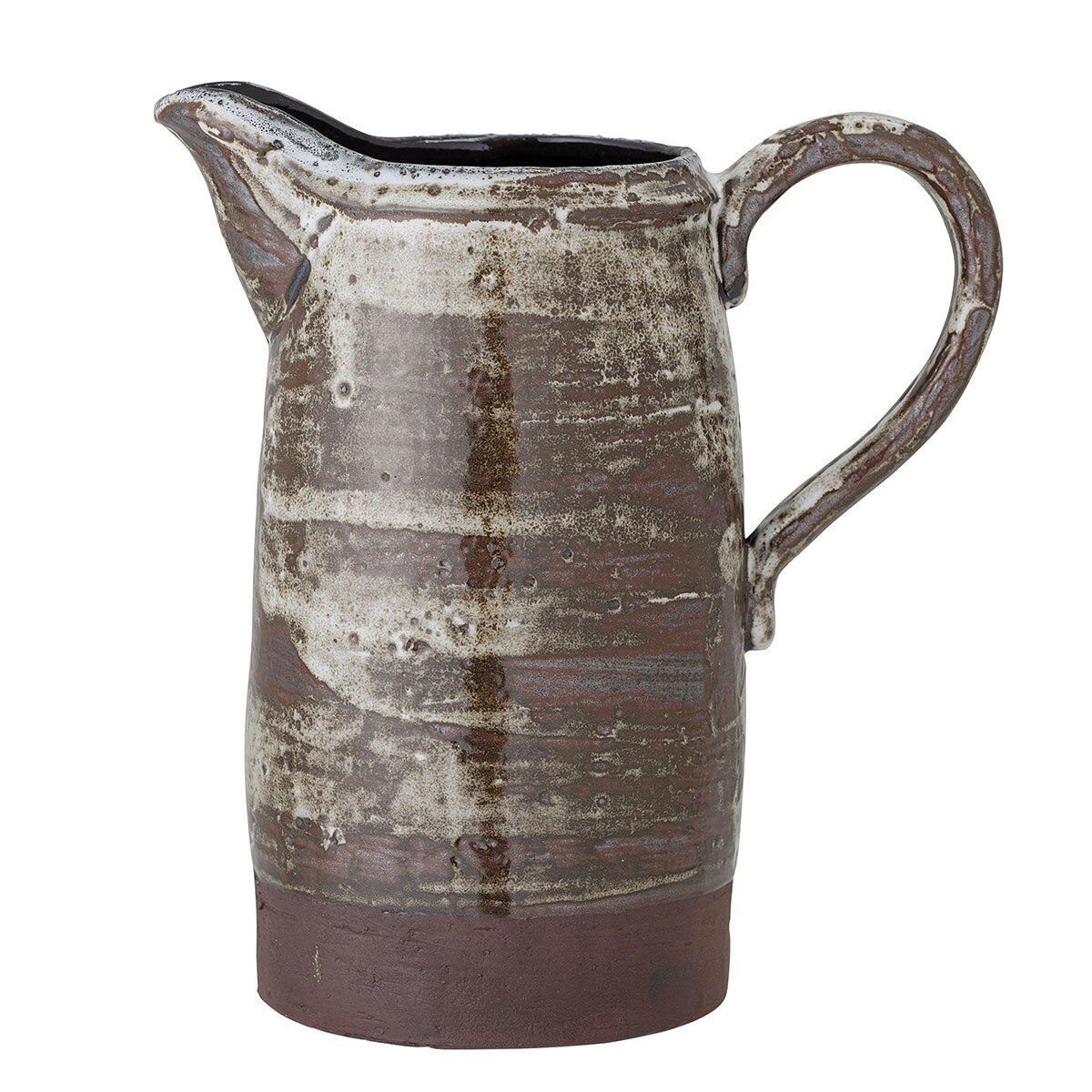 Calla Jug - Jarrón de gres marrón