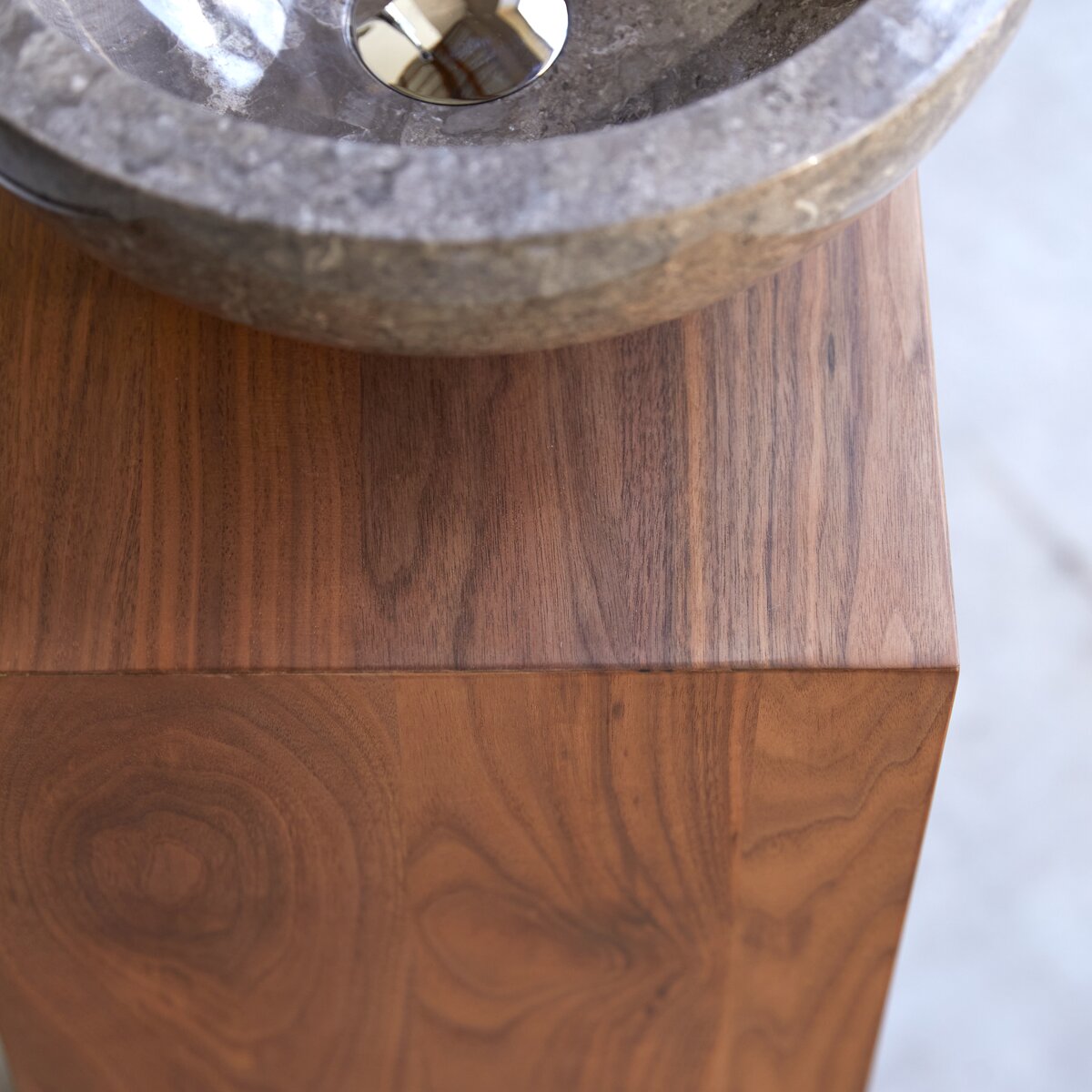 Stelle - Left sold wood vanity unit Stelle - Left sold wood vanity unit