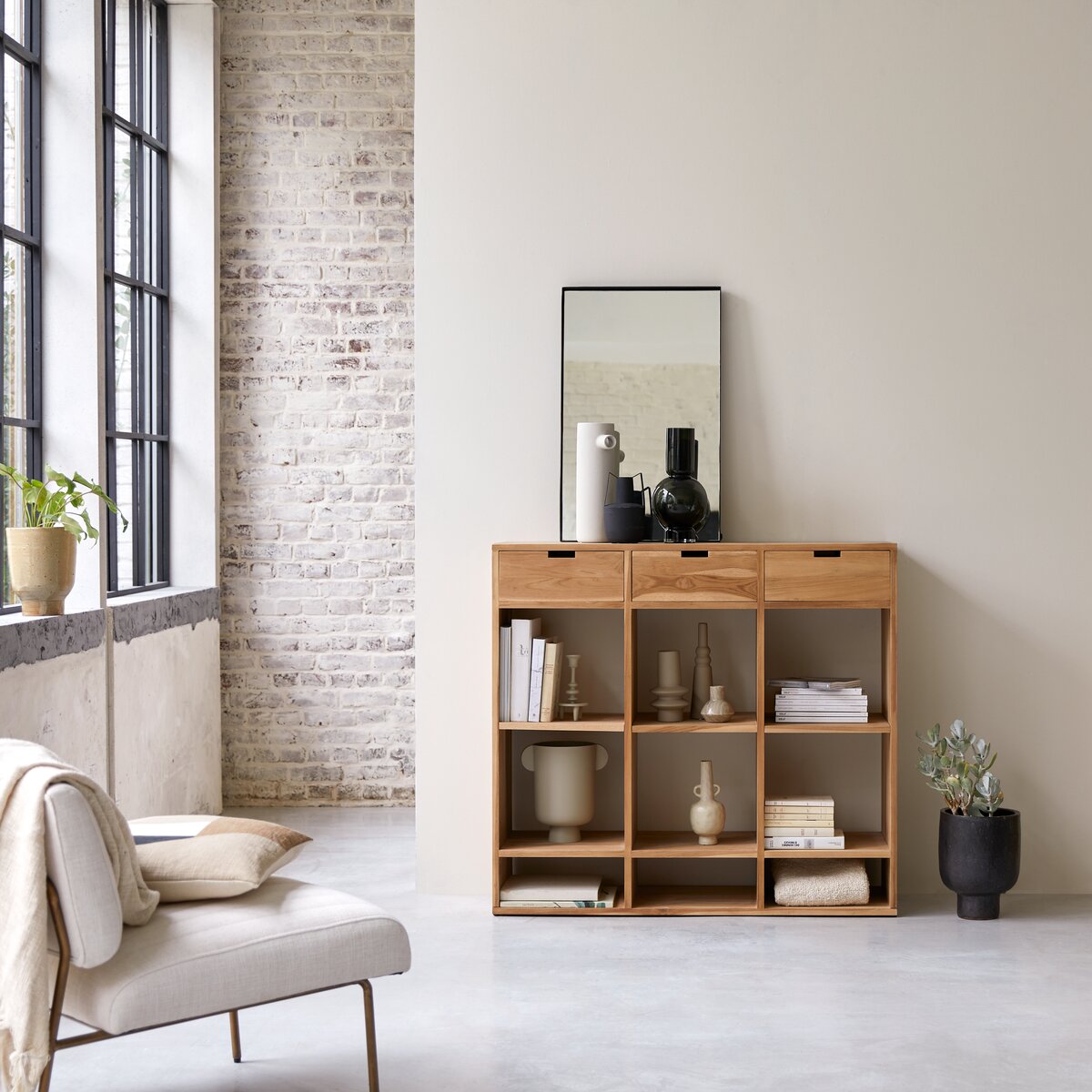  Librería baja LJFYXZ simple piso a techo estantería de 3 capas  con puerta madera maciza estante dormitorio salón estudio decoración del  hogar 28.3 x 9.4 x 35.4 in (color de madera) 