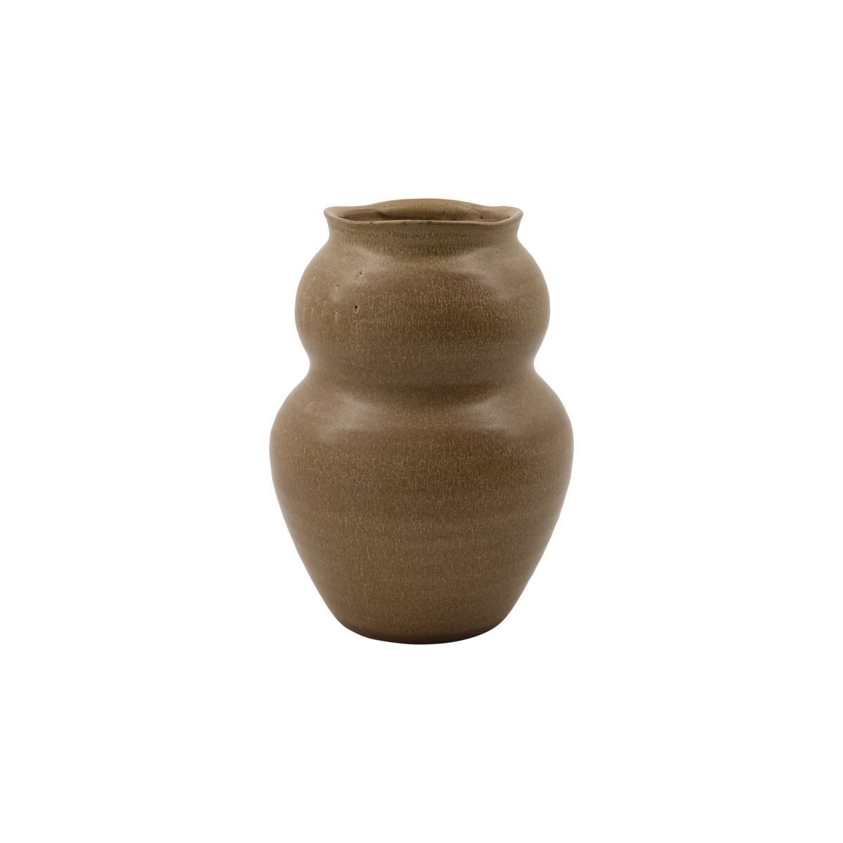 Juno - Tonvase, camel, 22 cm Juno - Tonvase, camel, 22 cm