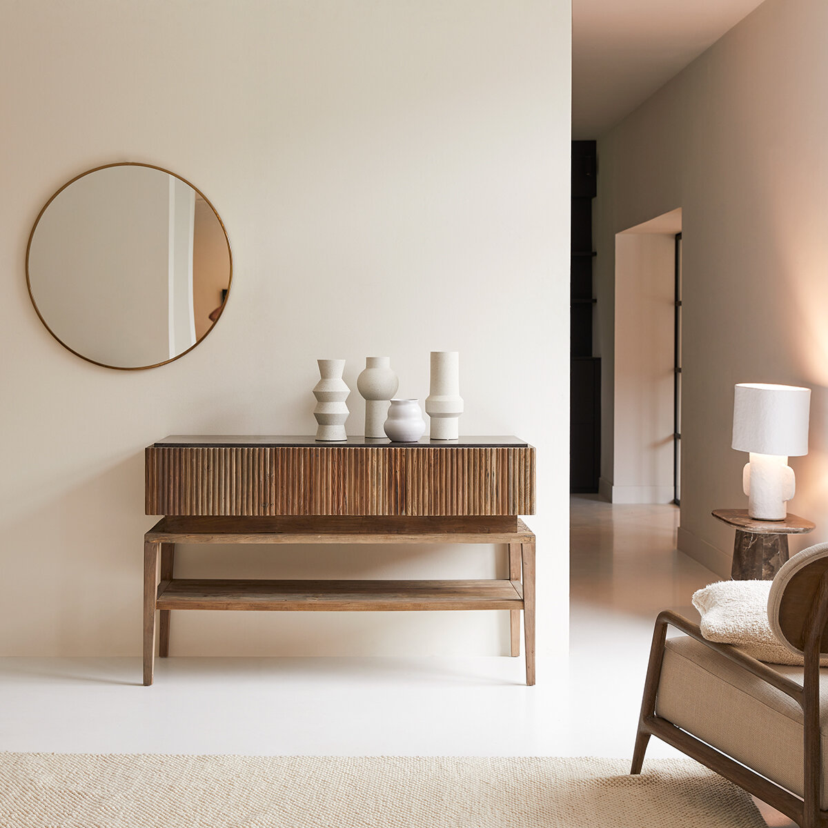 Juno - Tonvase – White Juno - Tonvase – White