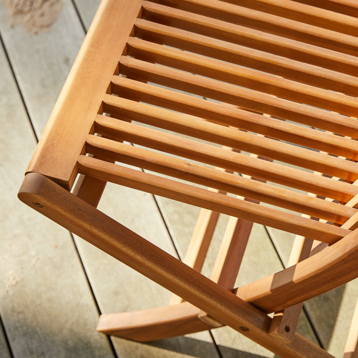 Capri - Ensemble de 2 Chaises de jardin en acacia massif Capri - Ensemble de 2 Chaises de jardin en acacia massif