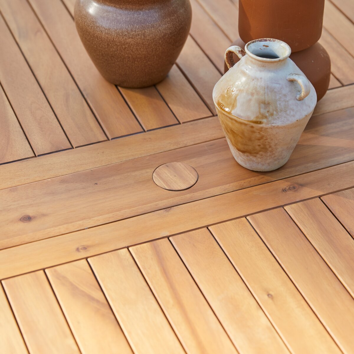Capri - Rechteckige Outdoor Gartenmöbel Set aus massiver Akazie 12 Stühle Capri - Rechteckige Outdoor Gartenmöbel Set aus massiver Akazie 12 Stühle