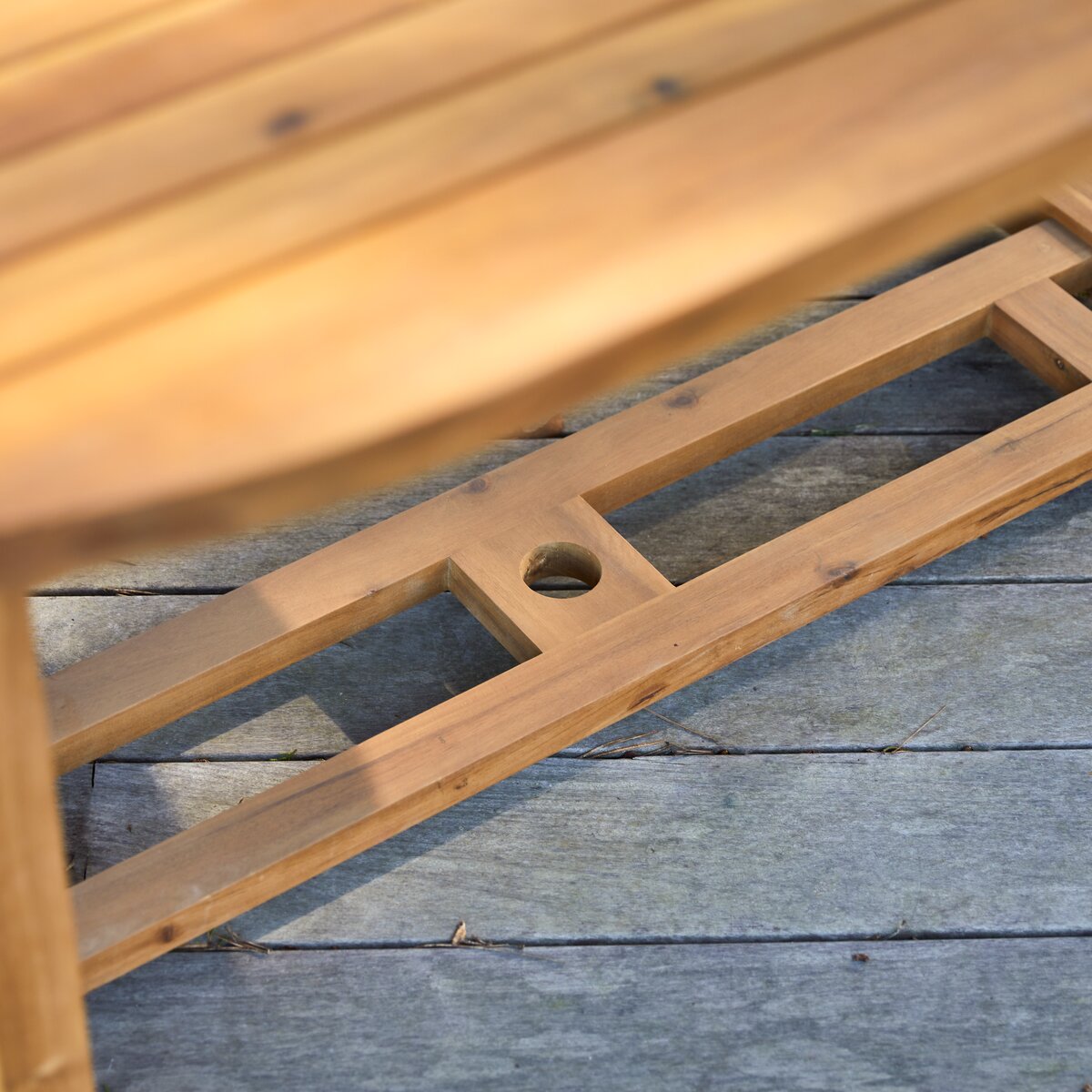 Acacia extending table 180 x 100 cm - Garden furniture - Tikamoon