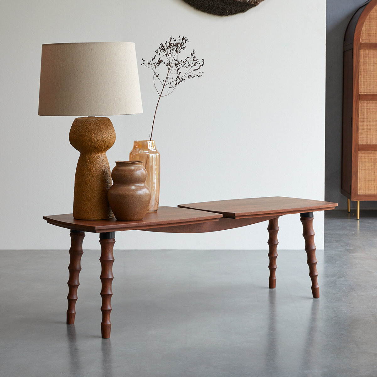 Anouk - Panca decorativa in legno massiccio di mango Anouk - Panca decorativa in legno massiccio di mango