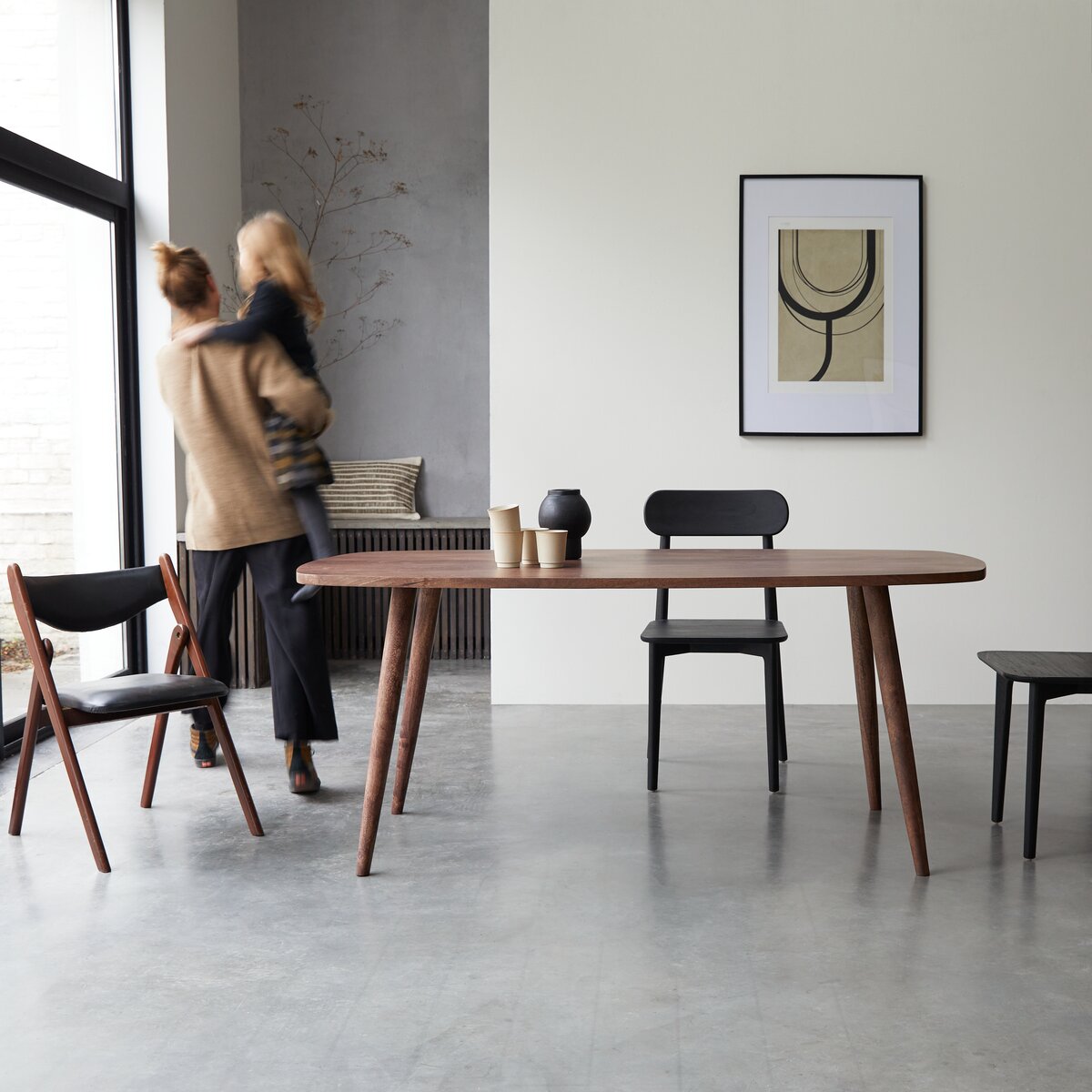 Mango solid deals wood dining table