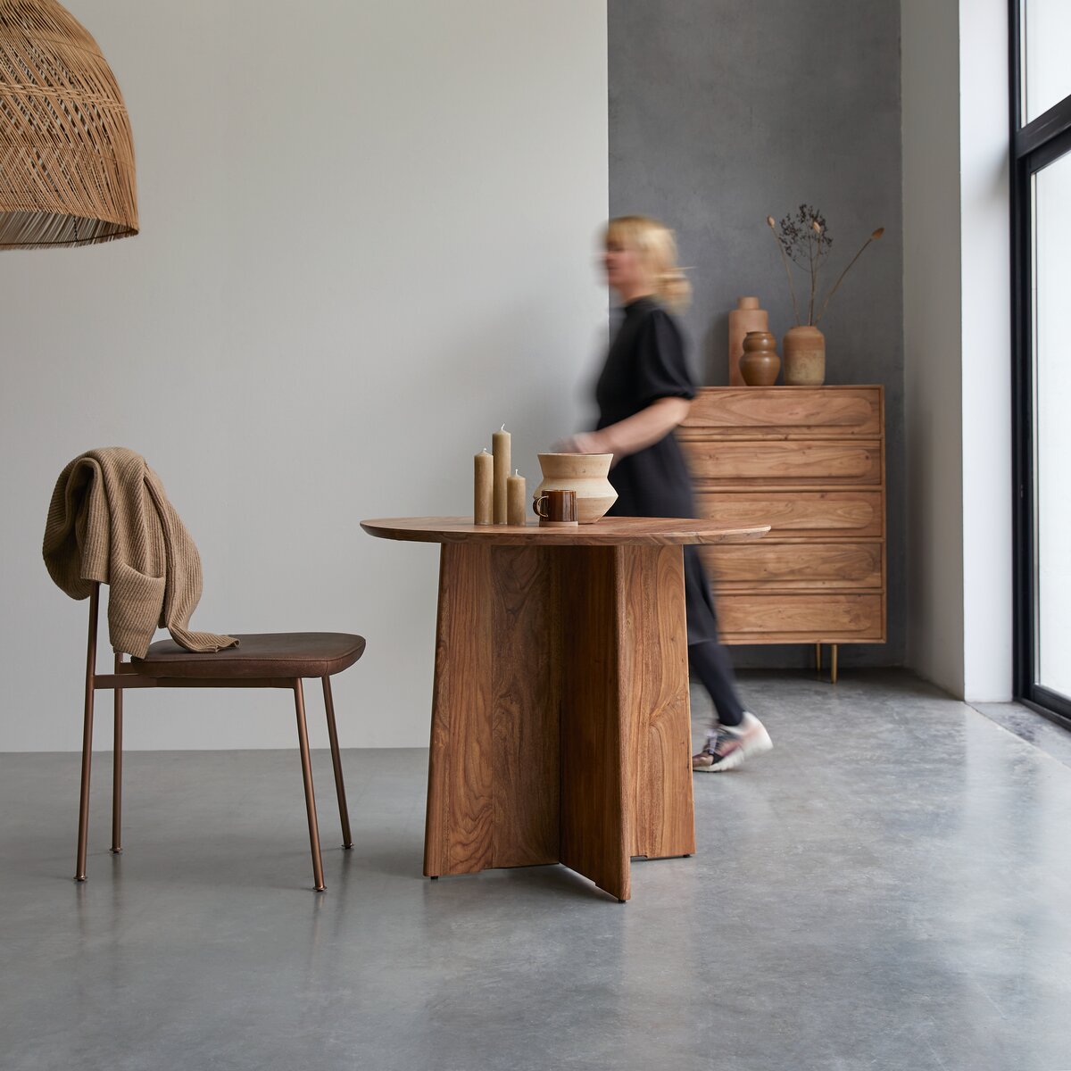 Tavolo in teak 200 x 100 cm - Arredo per la sala da pranzo - Tikamoon