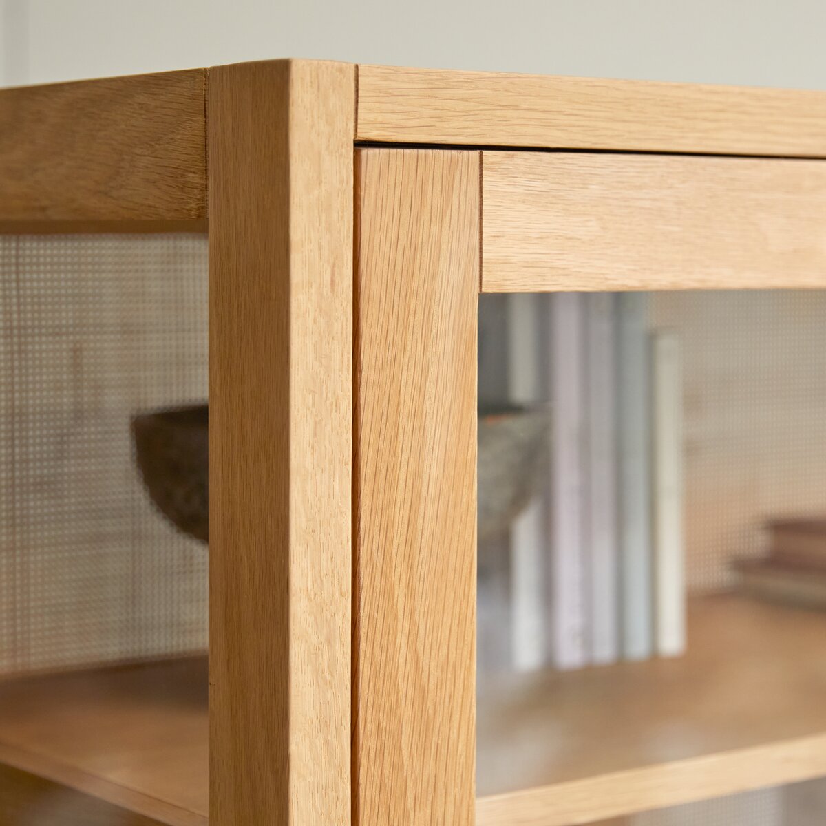 Biblioteca de roble de 110 cm - Muebles de almacenamiento para el salón -  Tikamoon