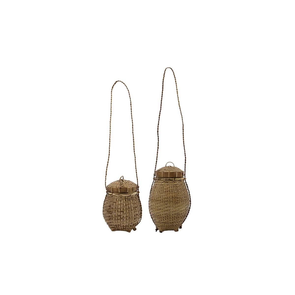 Balie - 2 rattan baskets 16 and 31 cm