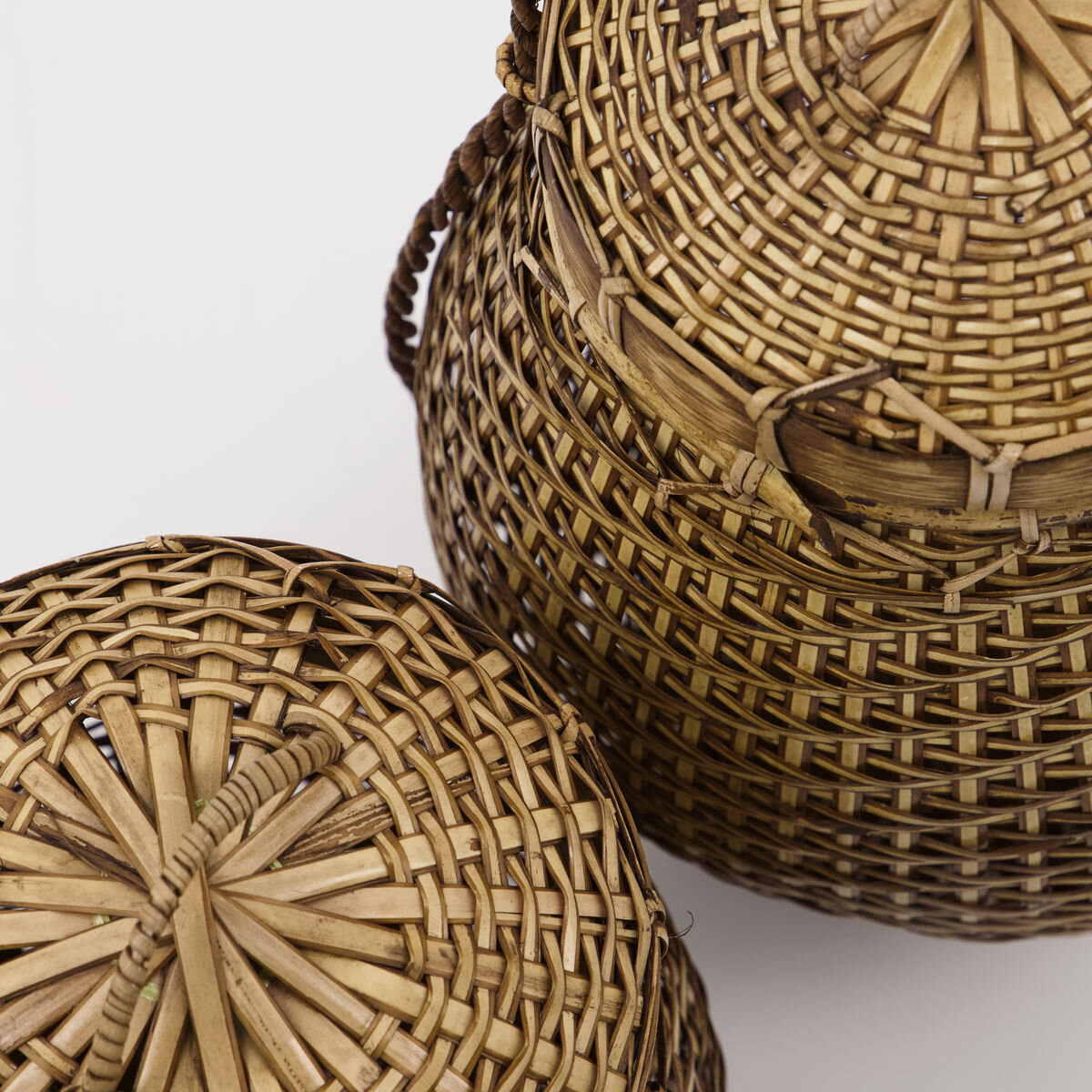 CESTINO Piccolo vimini bambù tondo cm12,5 h5 portapane confezioni bagno  econom