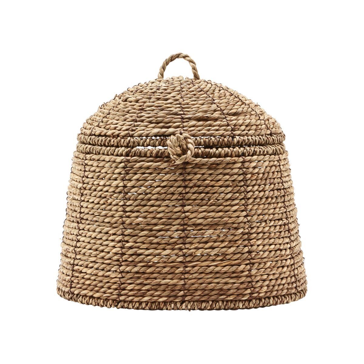 Grand panier de rangement en fibres naturelles pratique