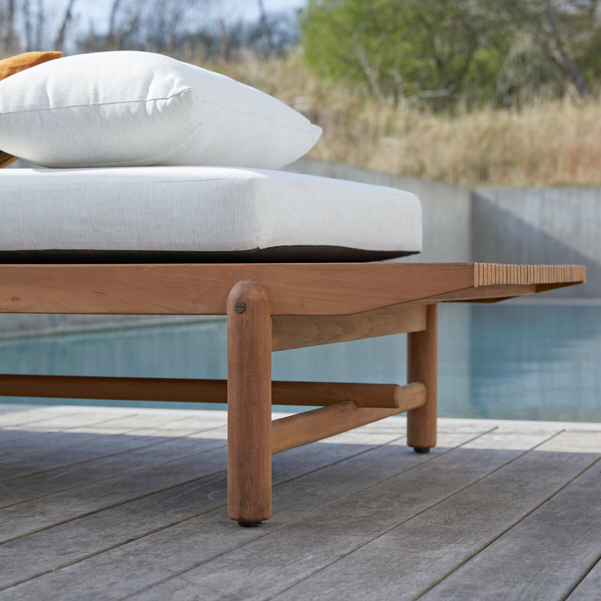 Fado - Chaise longue da giardino in teak massello Fado - Chaise longue da giardino in teak massello