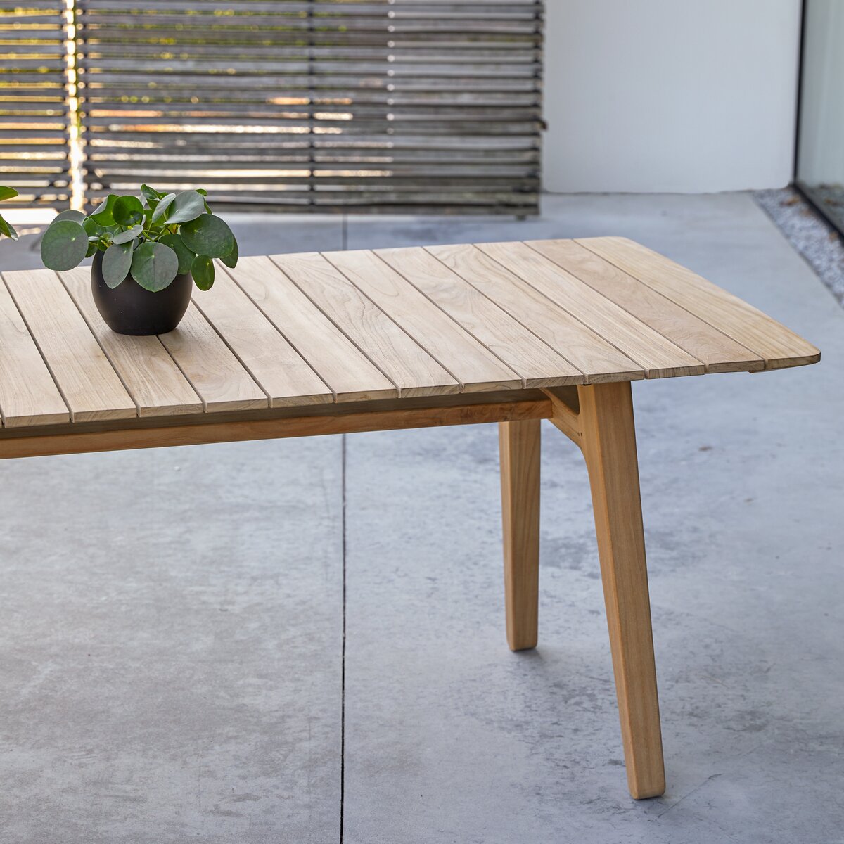 Antioni - Mesa de jardín de teca maciza 8/10 pers. Antioni - Mesa de jardín de teca maciza 8/10 pers.