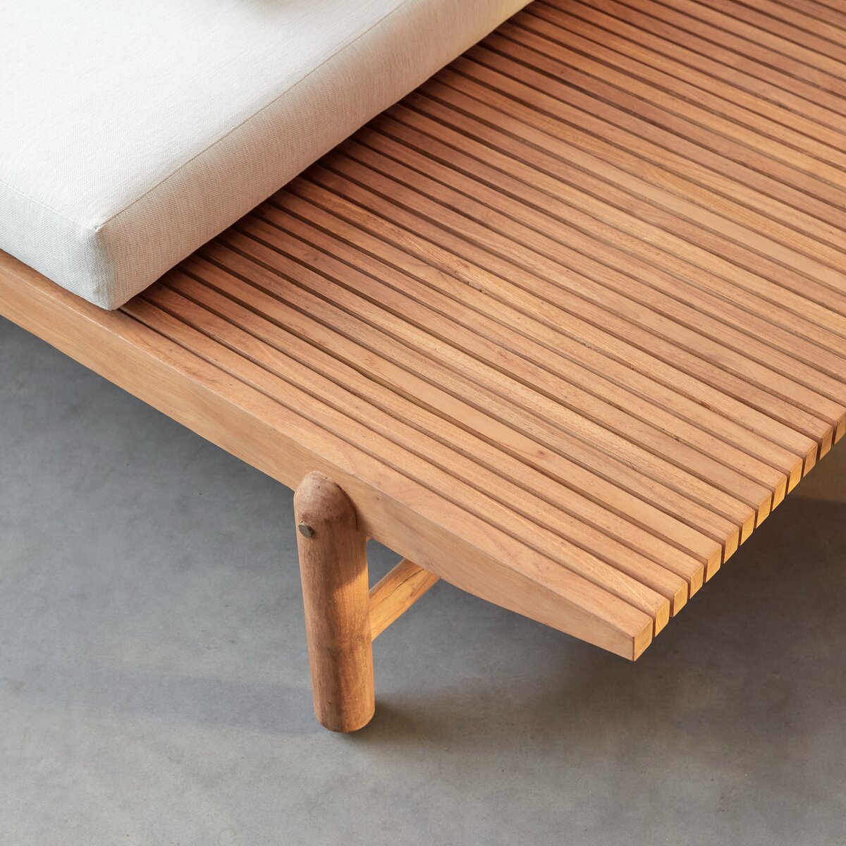 Fado - Outdoor 1-Sitzer-Bank aus massivem Teak Fado - Outdoor 1-Sitzer-Bank aus massivem Teak