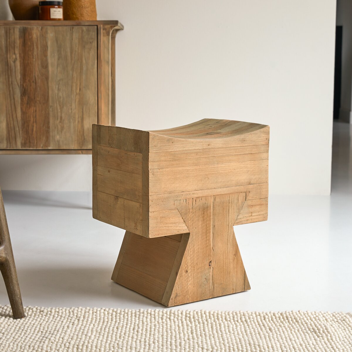 Wooden 2024 art stool