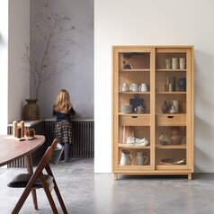 Credenza in quercia massello 120 cm Luce - Mobili portaoggetti per la sala  da pranzo - Tikamoon