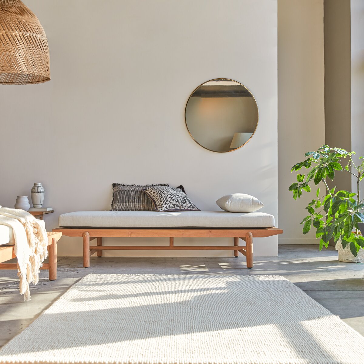 Fado - Chaise longue in teak massello Fado - Chaise longue in teak massello