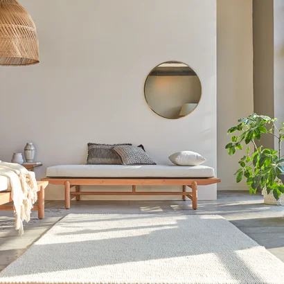 Fado - Chaise longue in teak massello