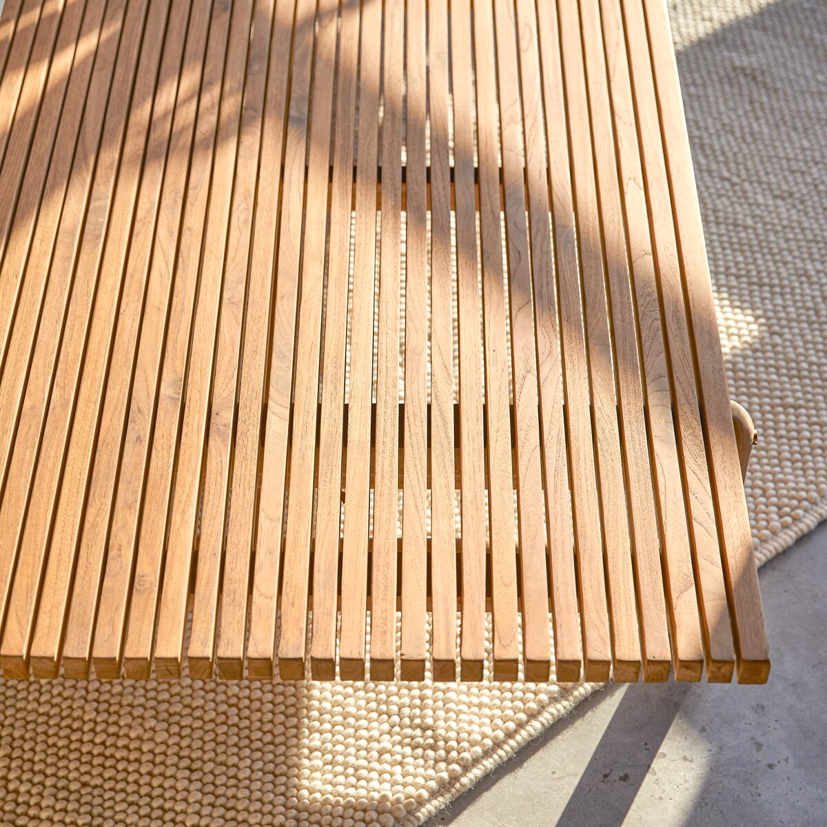 Fado - Chaise longue in teak massello Fado - Chaise longue in teak massello