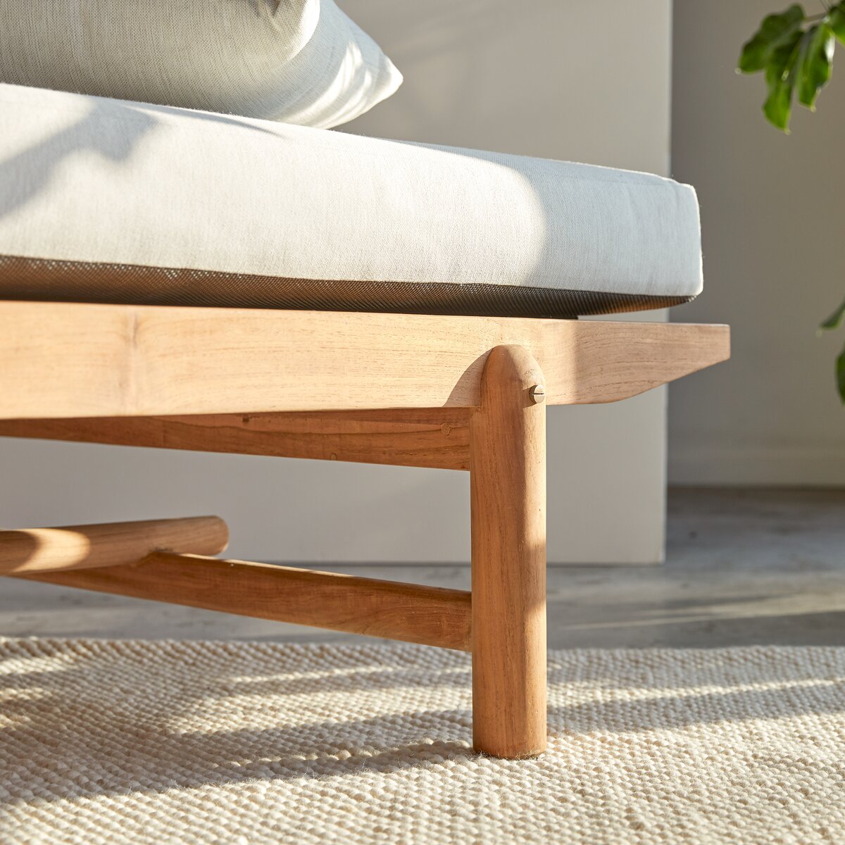 Fado - Chaise longue in teak massello Fado - Chaise longue in teak massello