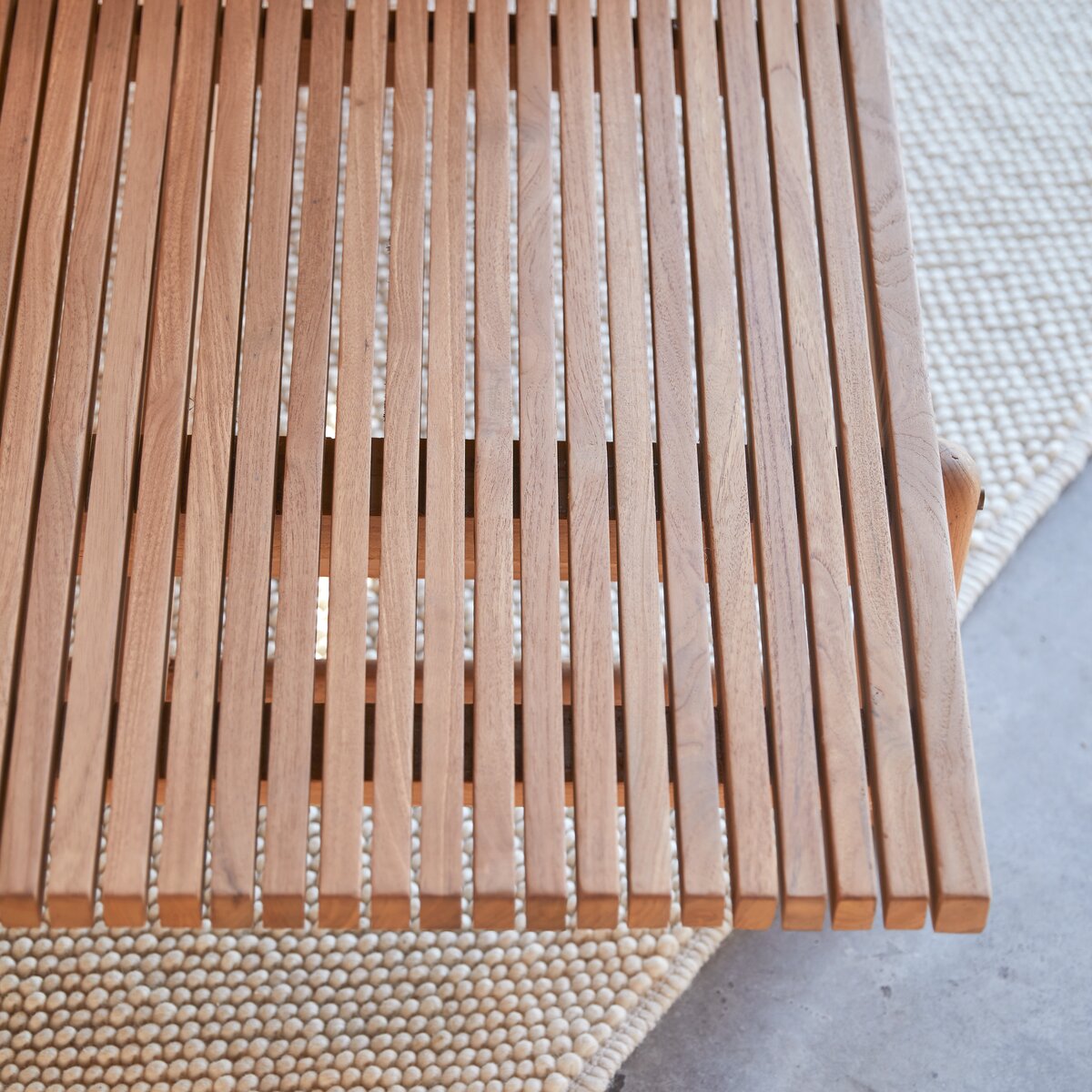 Fado - Chaise longue in teak massello Fado - Chaise longue in teak massello