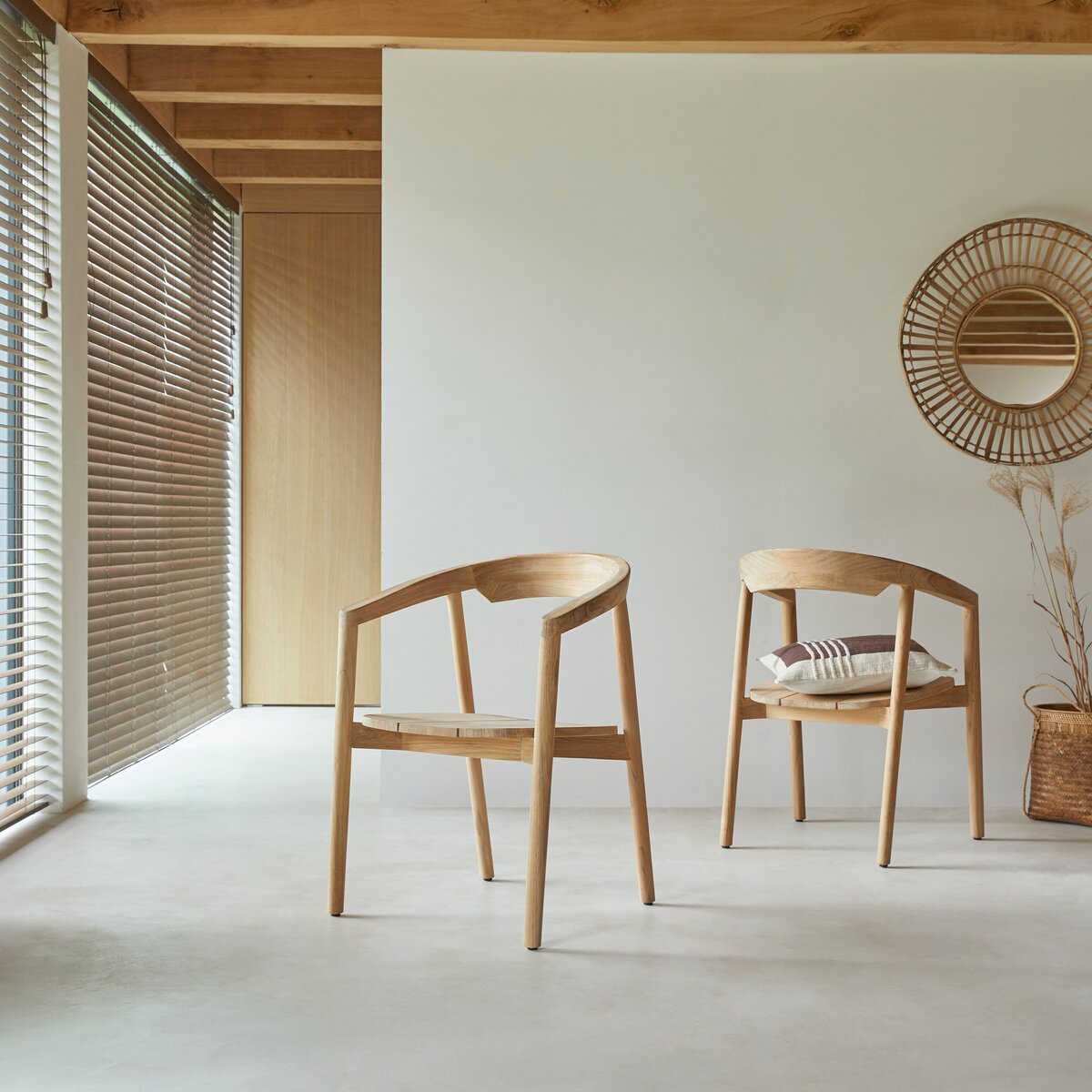 Francia - Solid teak chair