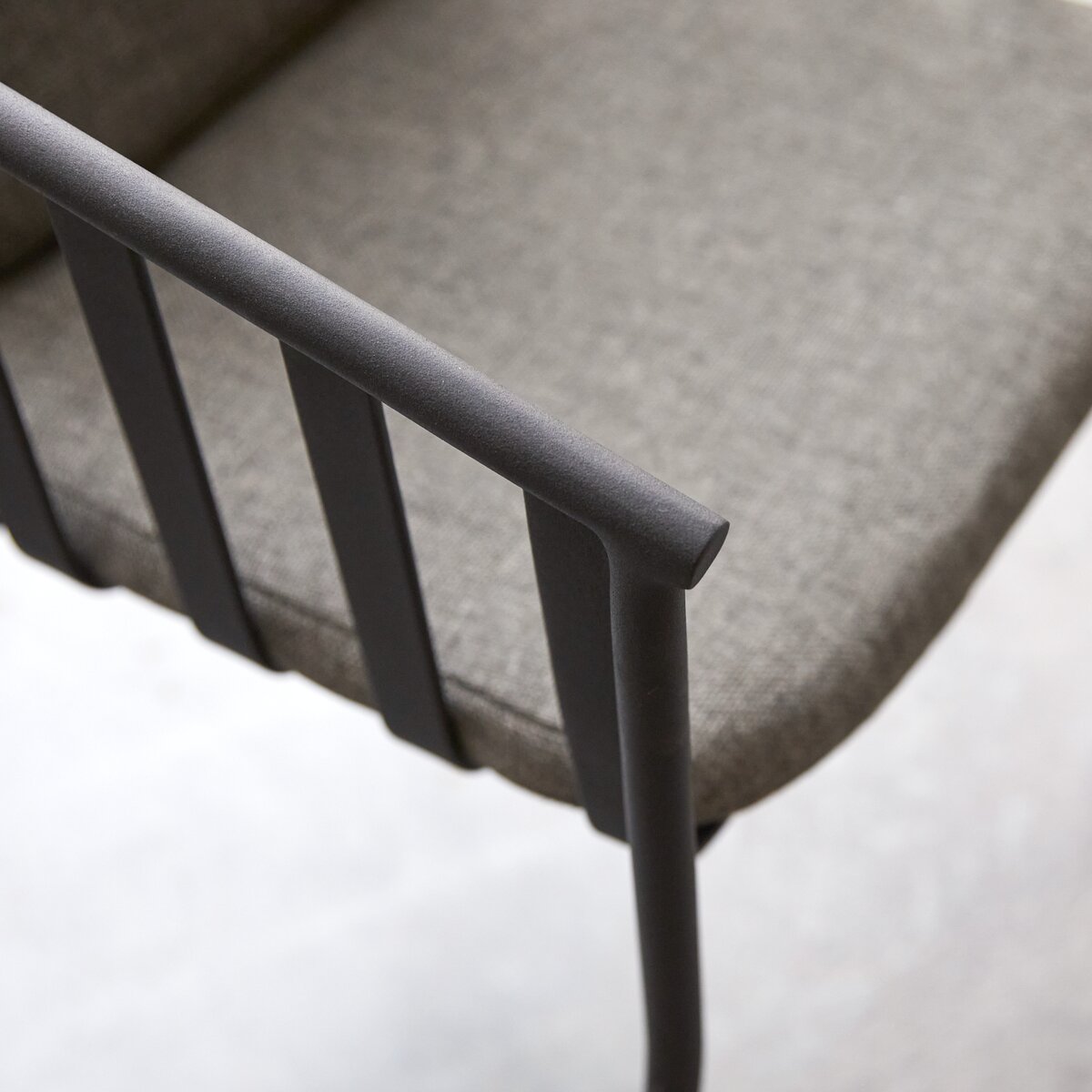 Grazi - Fauteuil en aluminium et tissu Grazi - Fauteuil en aluminium et tissu