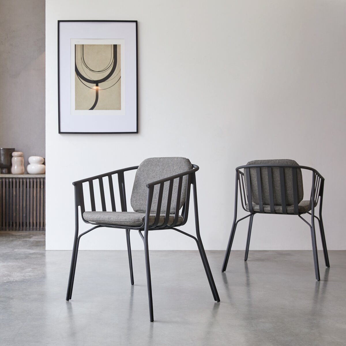 Grazi - Fauteuil en aluminium et tissu Grazi - Fauteuil en aluminium et tissu