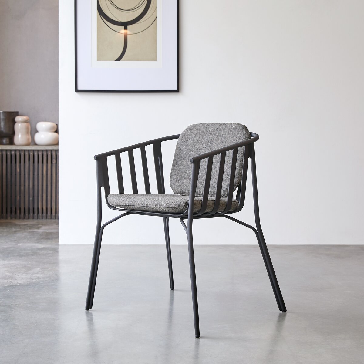 Grazi - Fauteuil en aluminium et tissu Grazi - Fauteuil en aluminium et tissu