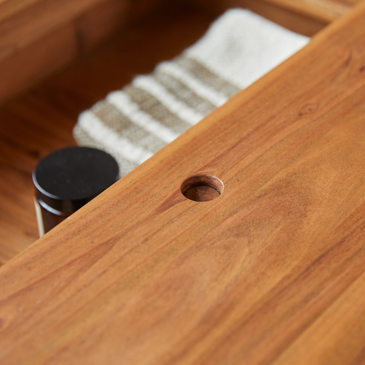 Bonnie - Table basse rangement en acacia massif Bonnie - Table basse rangement en acacia massif