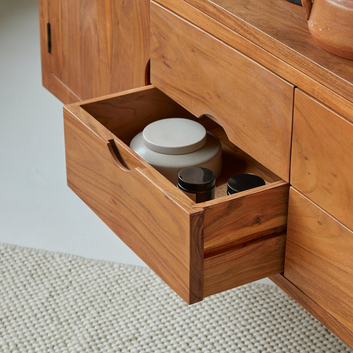 Bonnie - Solid acacia TV stand 180 cm Bonnie - Solid acacia TV stand 180 cm
