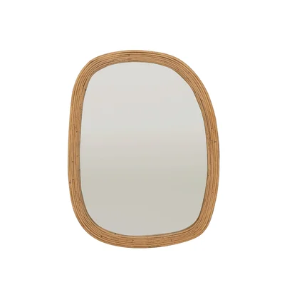 Specchio in rattan 75 x 55 cm - Accessori per decorare il soggiorno -  Tikamoon