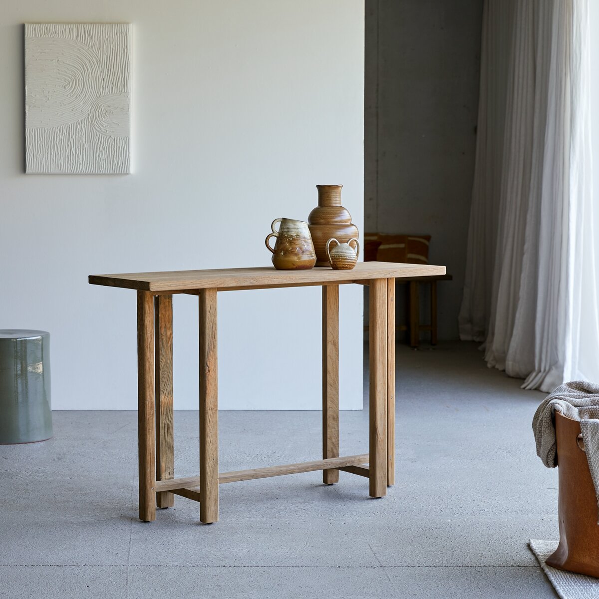 Antonia - Konsole aus massivem Recycling-Teak Antonia - Konsole aus massivem Recycling-Teak