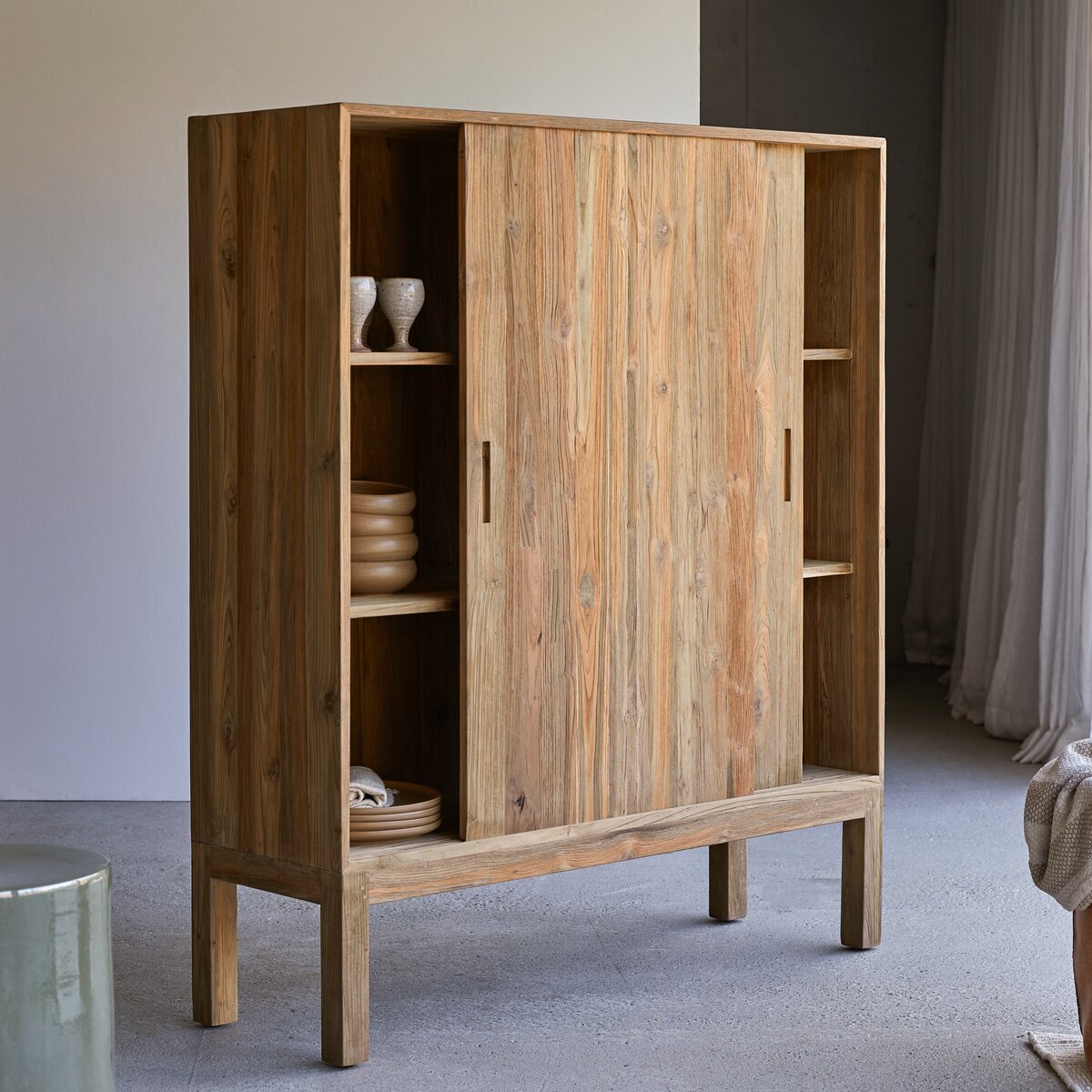 Elias - reclaimed solid teak cabinet - 130 cm Elias - reclaimed solid teak cabinet - 130 cm