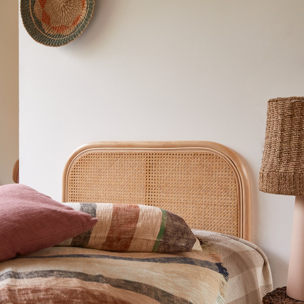 Joséphine - Testiera letto per bambino in rattan incannicciato 90 cm Joséphine - Testiera letto per bambino in rattan incannicciato 90 cm