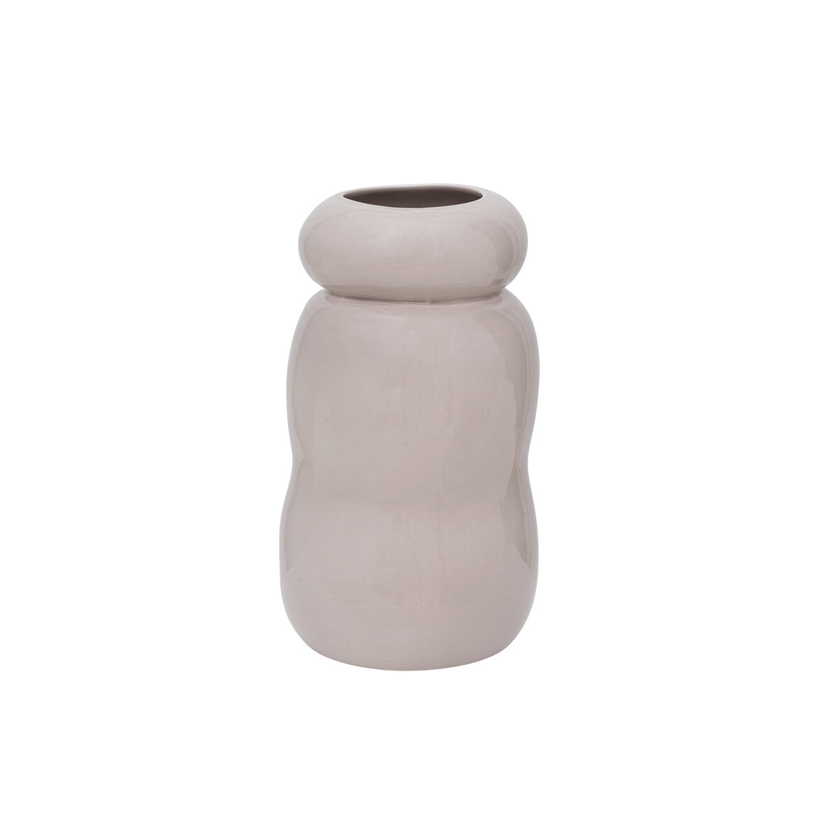 Pebbles - Vase en faïence, gray Pebbles - Vase en faïence, gray